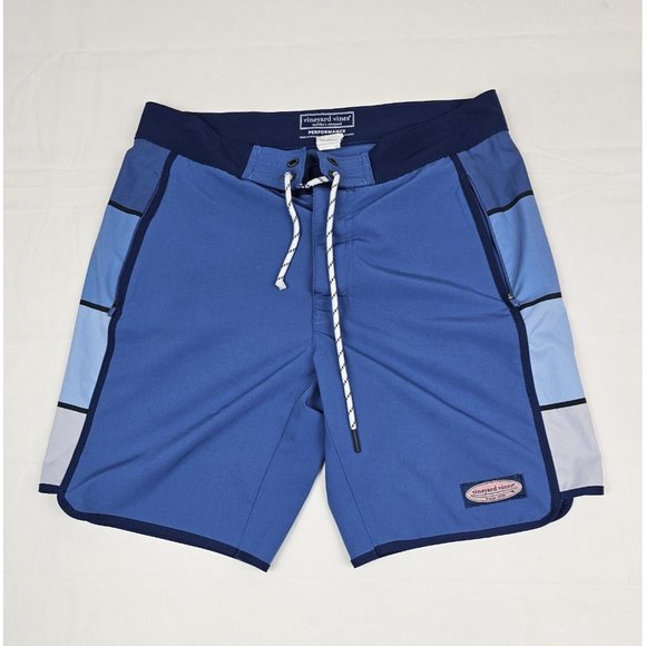 Vineyard Vines Board Shorts Men's‎ Size 28 Blue Swim Trunks. - Picture 1 of 7